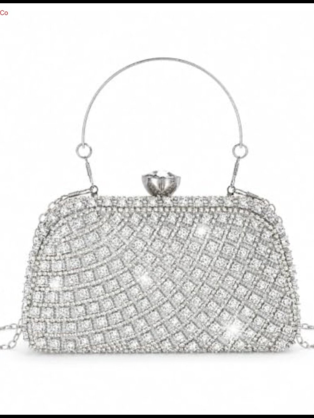 Sparkly Rhinestone Evening Clutch Purse Prom Party Bag
